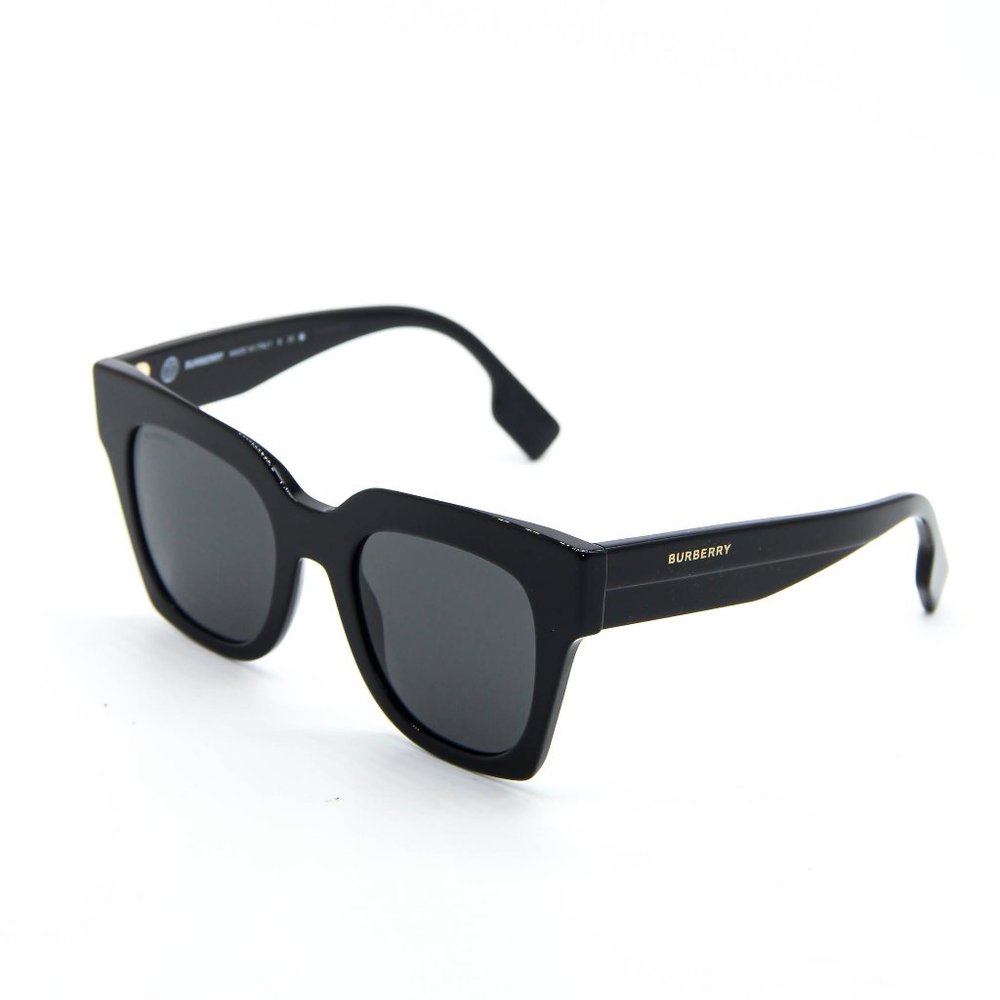 NEW BURBERRY BE4364 KITTY 399387BLACK AUTHENTIC SUNGLASSES W/CASE 49-21-145